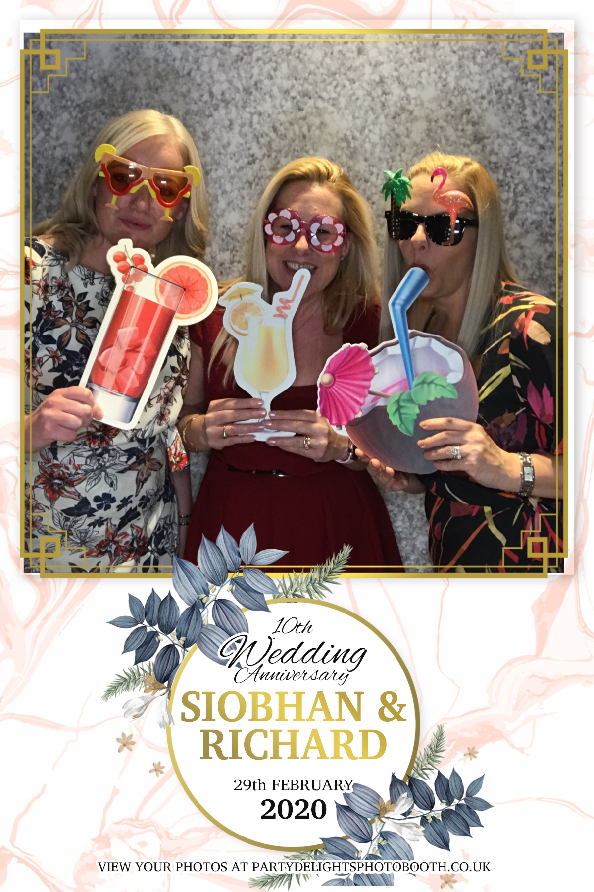 Siobhan and Richards Vow renewal  | View more photos from the event at gallery.partydelightsphotobooth.co.uk/u/PartyDelightsPhotoBooth/Siobhan-and-Richards-Vow-renewal